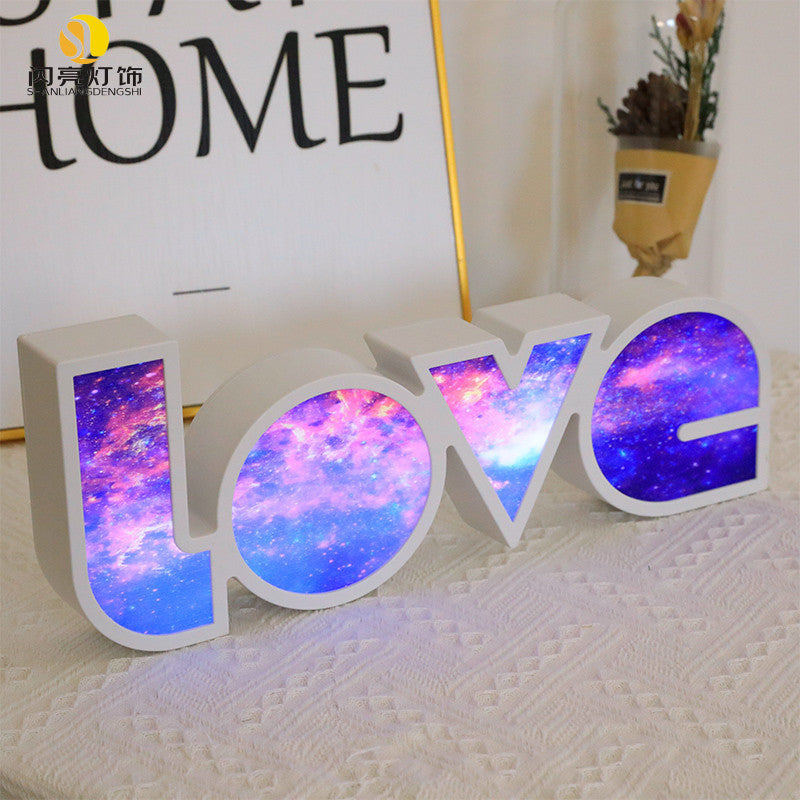 Valentines Day Decor LED LOVE Light Valentines Day Gift