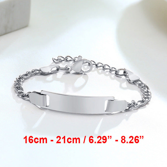 Baby Stainless Steel Personalized Family Gift Adjustable Jewelry