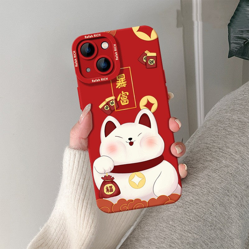 New Year Fortune Cat Phone Case