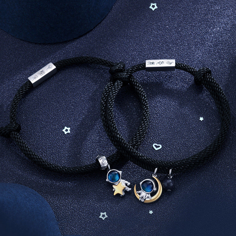 Gift Trend Wild Commemorative Astronaut Couple Bracelet