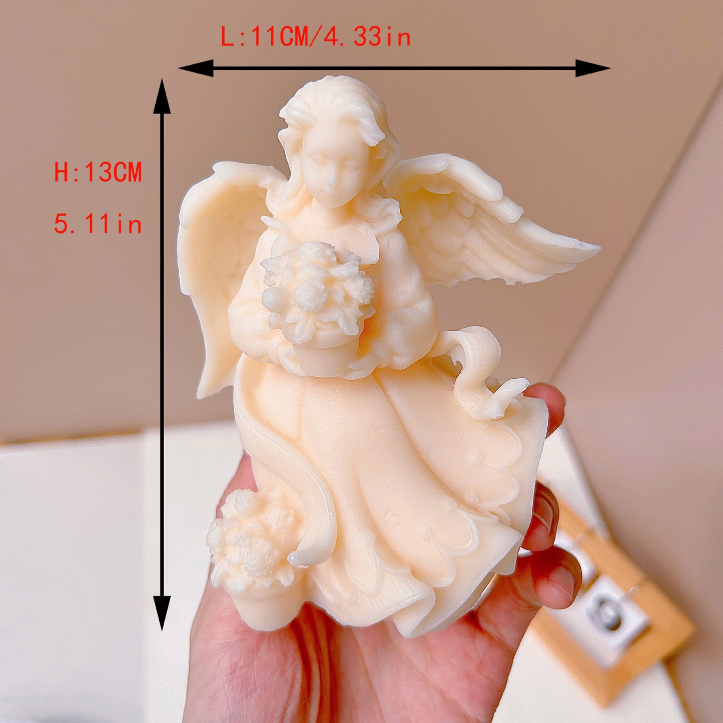 Mold Bridal Bouquet Angel Candle Silicone Cake Soap