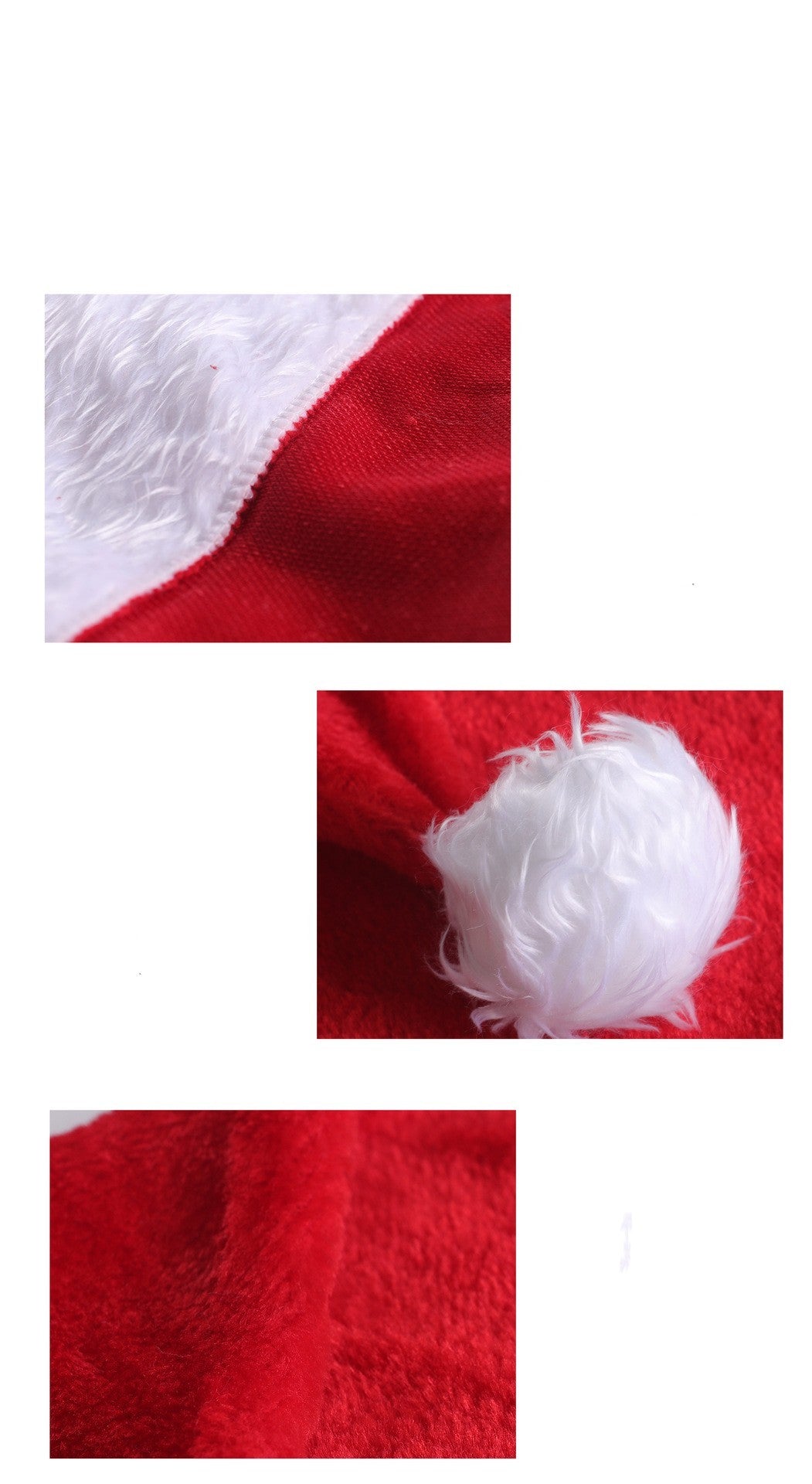 Christmas Hat LED Light Plush Christmas Decorations