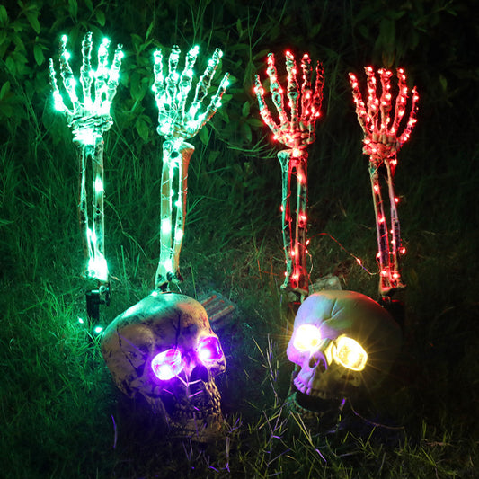 Halloween LED Light Up Skeleton Arm Hand Halloween