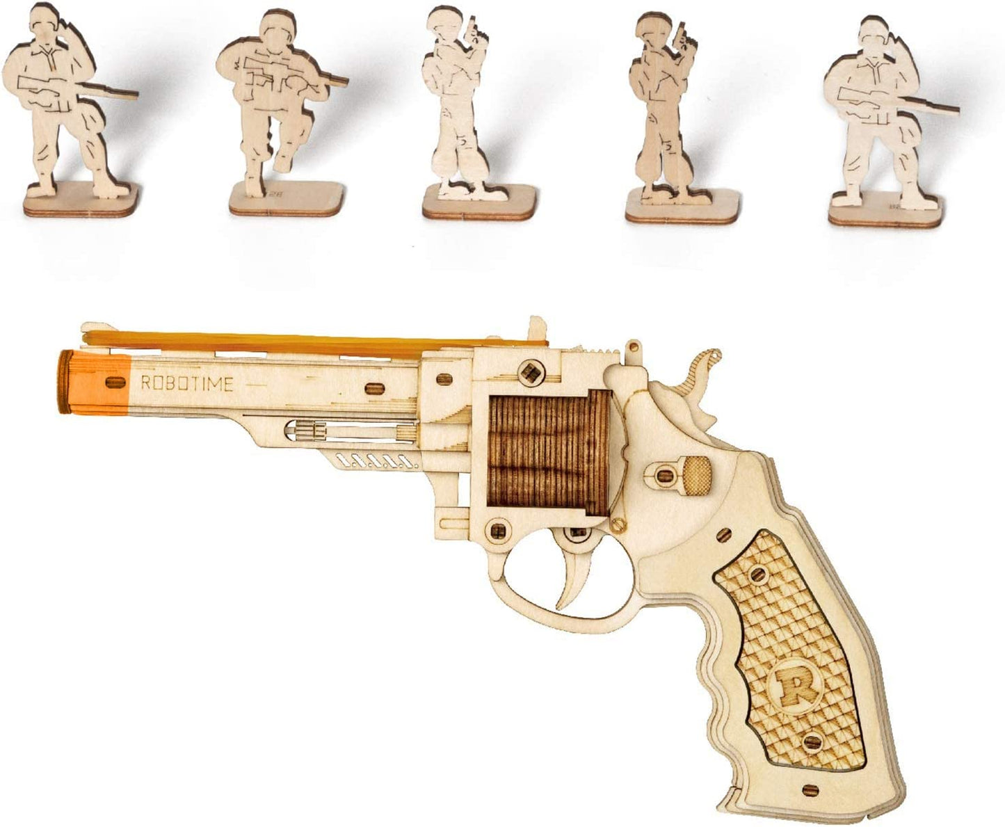 Robotime Gun Blocks Model Buliding Kit Toys For Kids Boys Birthday Gift