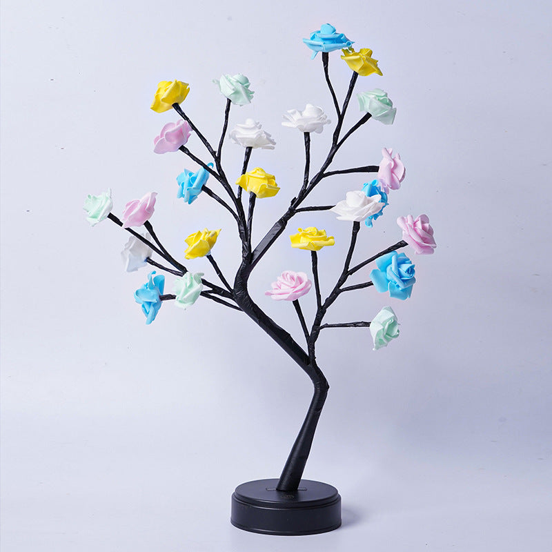 LED Rose Tree Light Christmas Tree Lamp