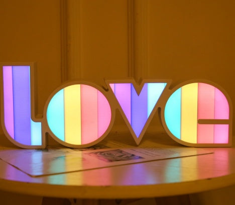 Valentines Day Decor LED LOVE Light Valentines Day Gift