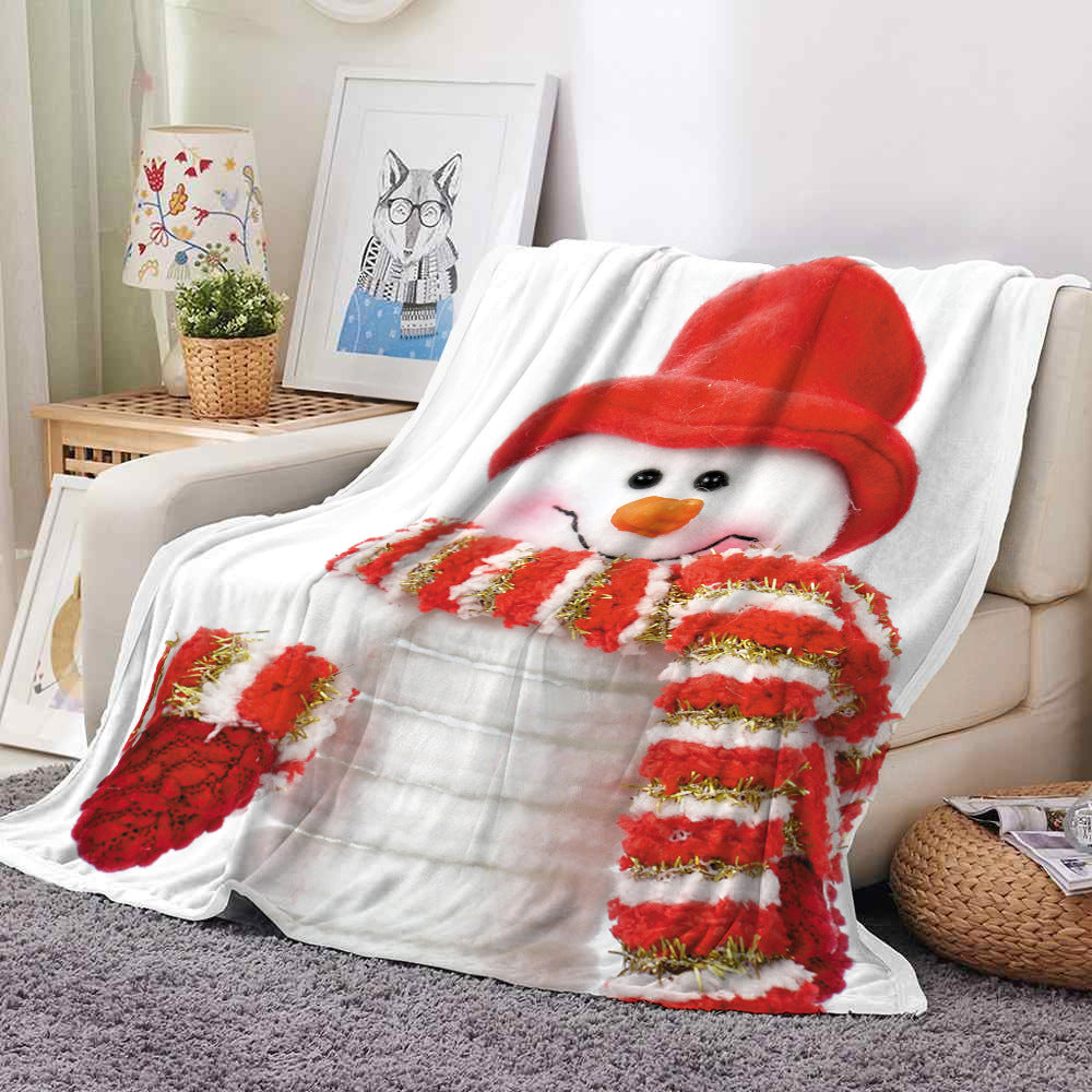 Flannel Blanket Super Soft Warm Sleeping Blanket Gift
