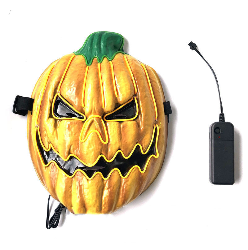 Halloween LED Mask Fluorescent Pumpkin