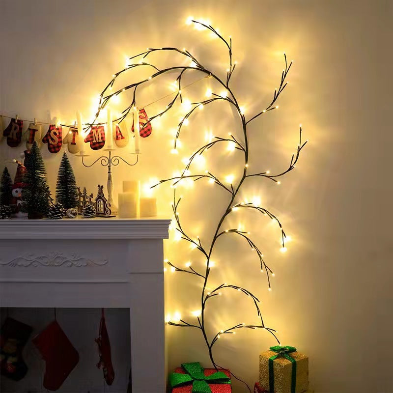 Vines With Lights Christmas Garland Light Flexible DIY Willow Vine