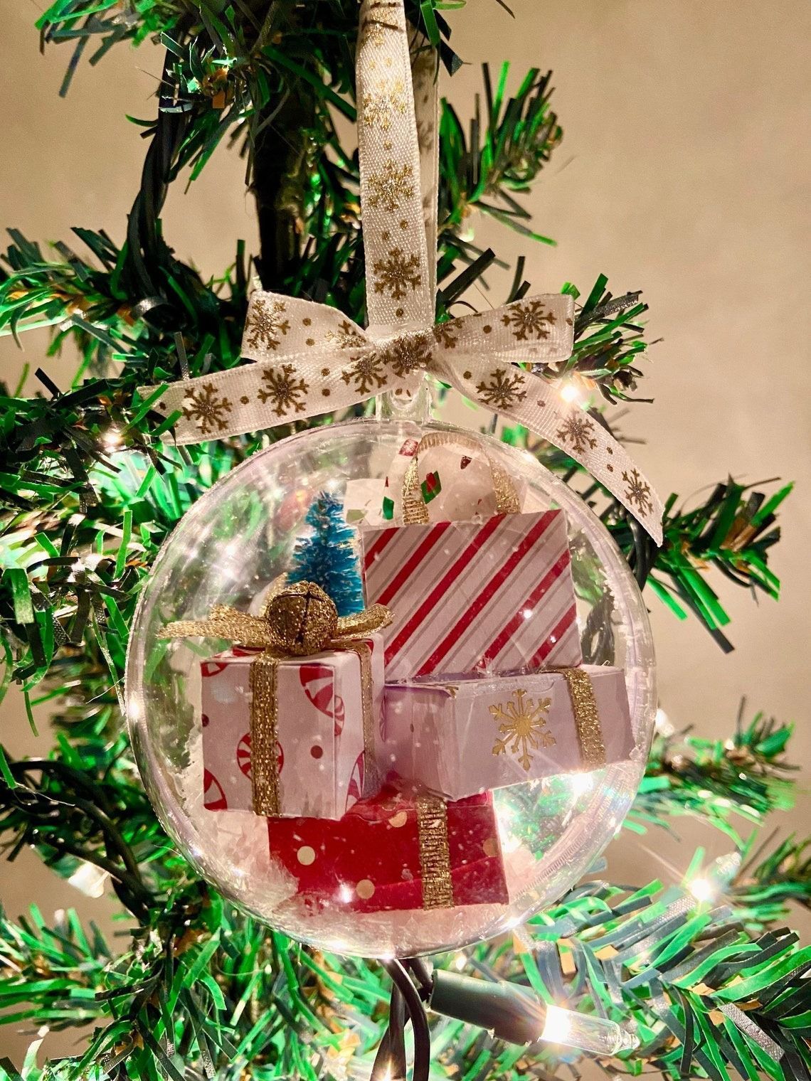 Christmas Tree Decoration Transparent Ball Hanging Decoration