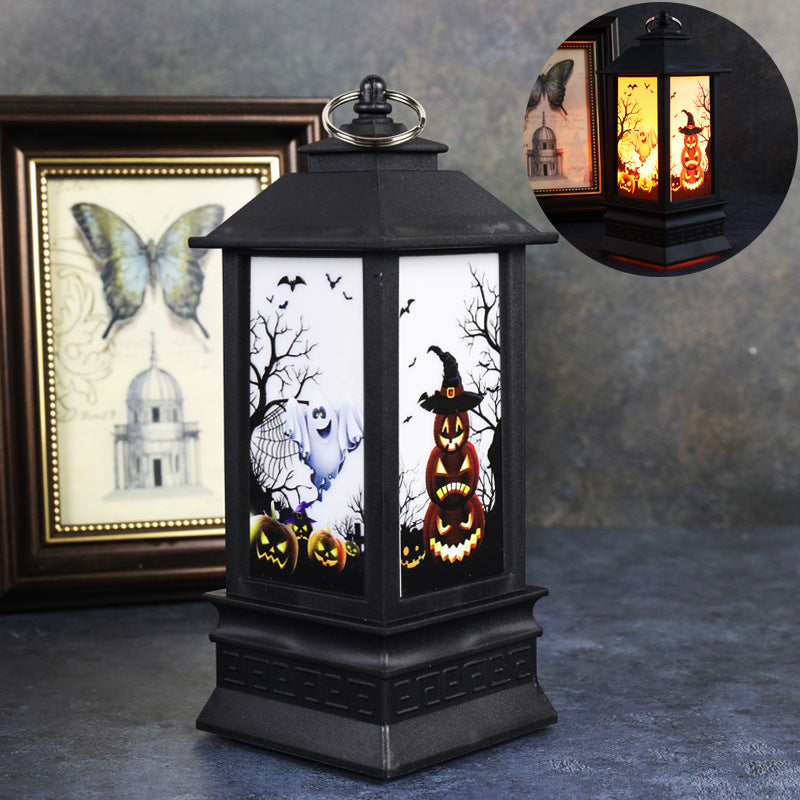 Creative Halloween Simulation Flame Lamp Ornaments