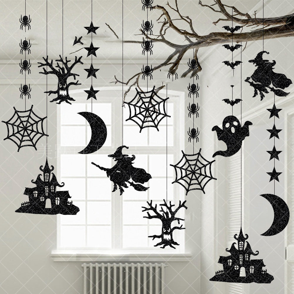 Halloween Decoration Garland Pendant Layout Props