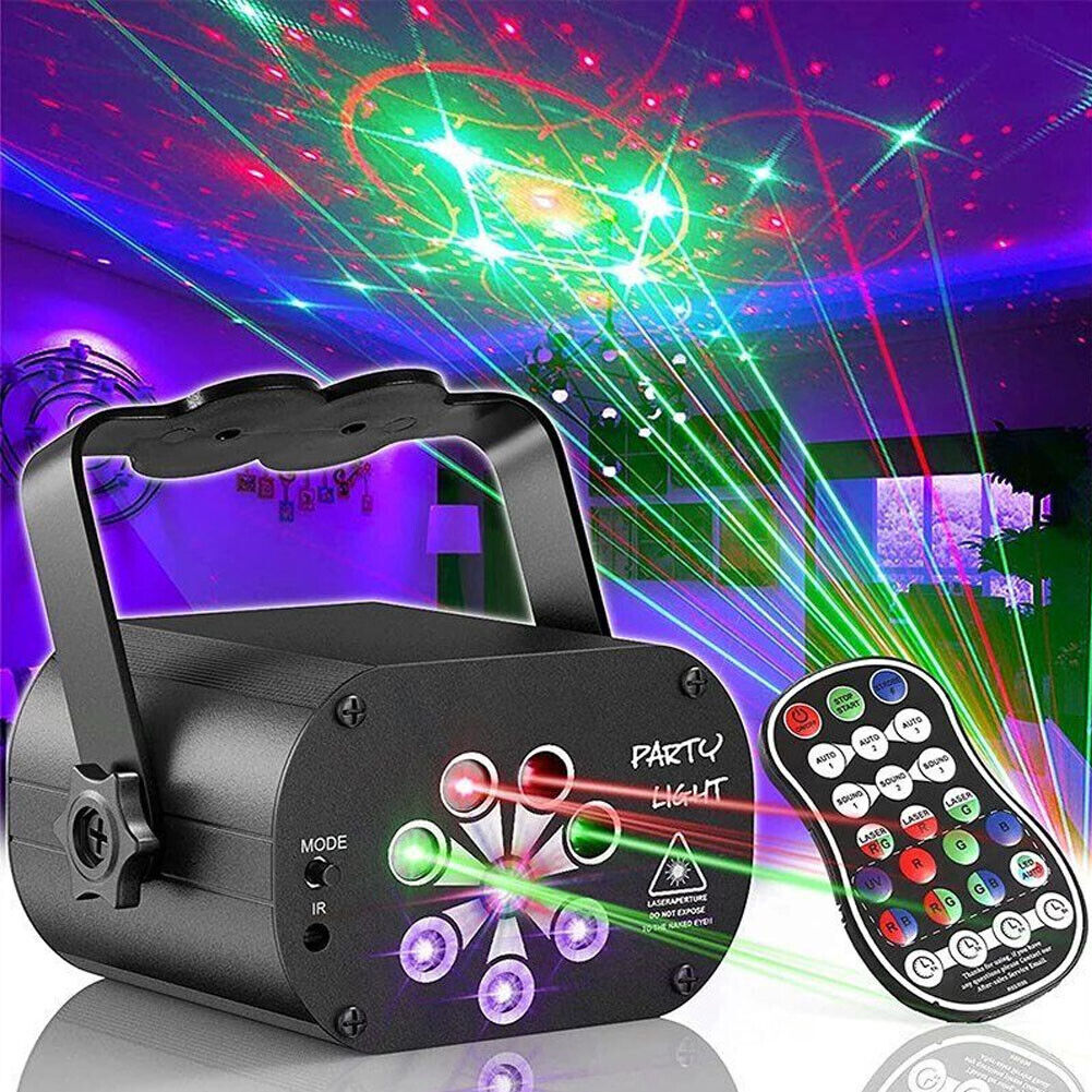 480 Pattern LED RGB Disco Party Laser Stage Light