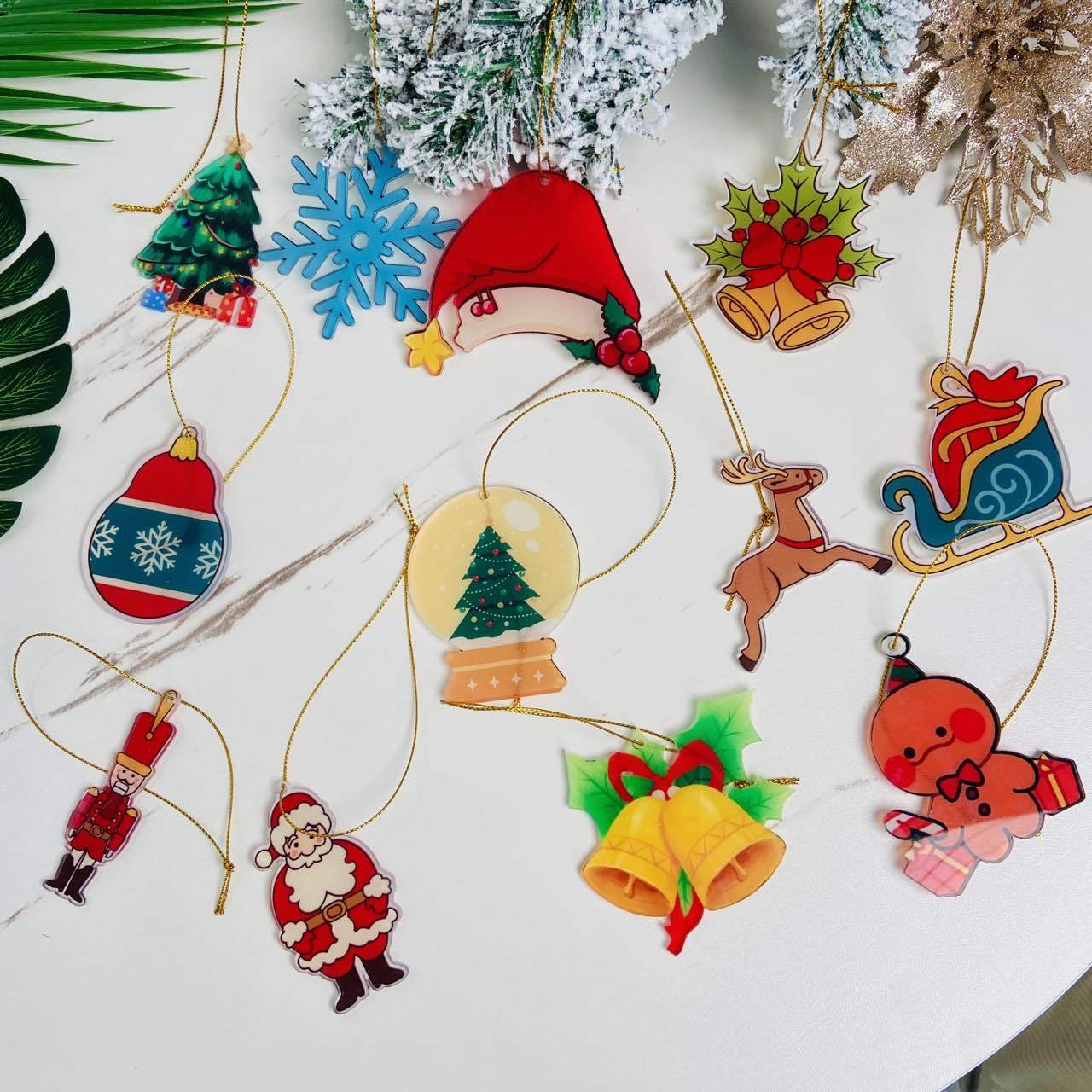 Christmas Decor Car Pendant Hanging Ornament