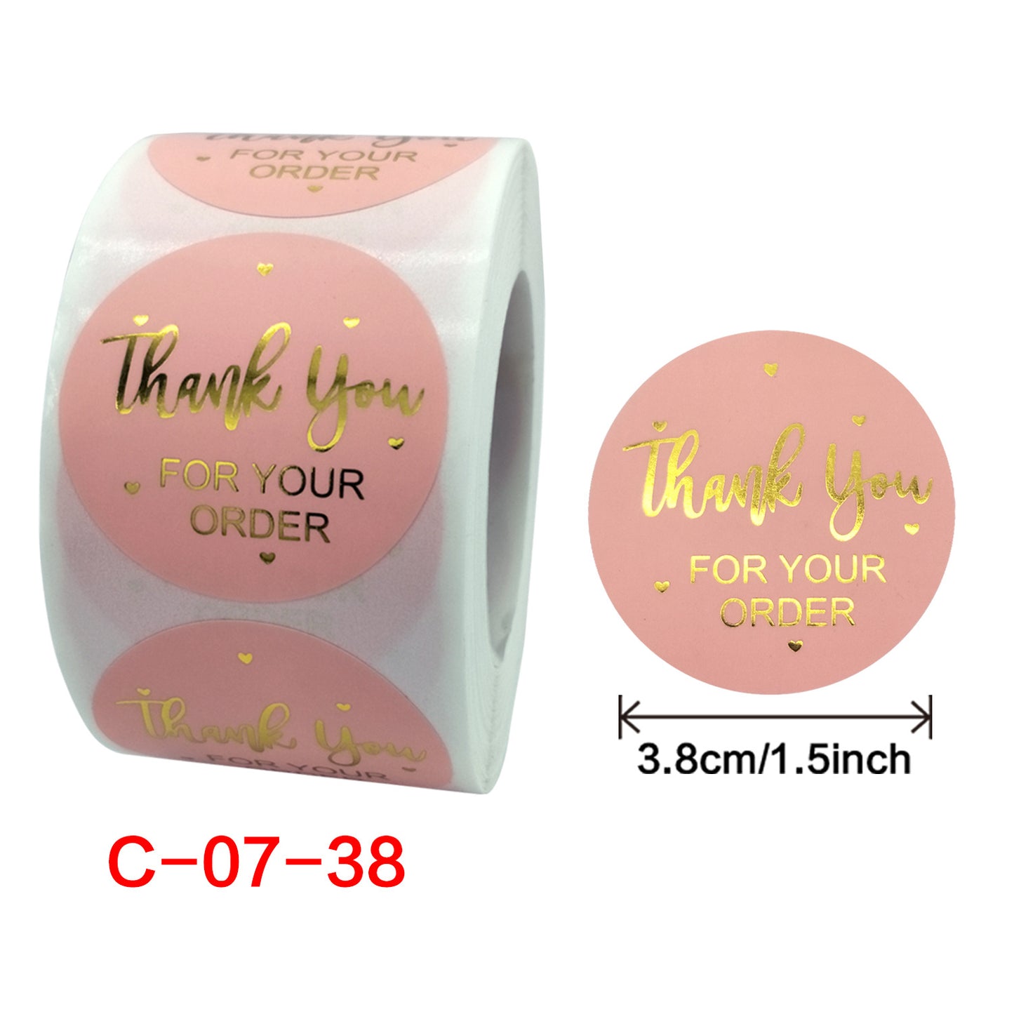 Sticker Pack Hot Stamping Thank You Stickers Gift Decoration