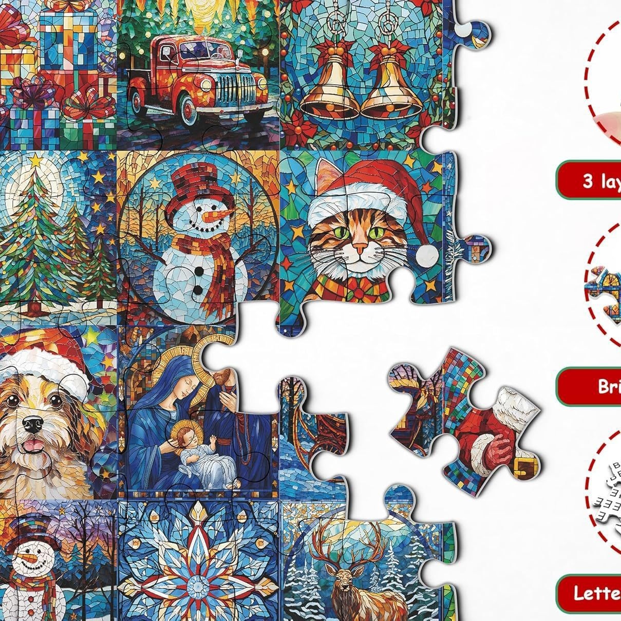 Christmas Puzzle Christmas Countdown Calendar