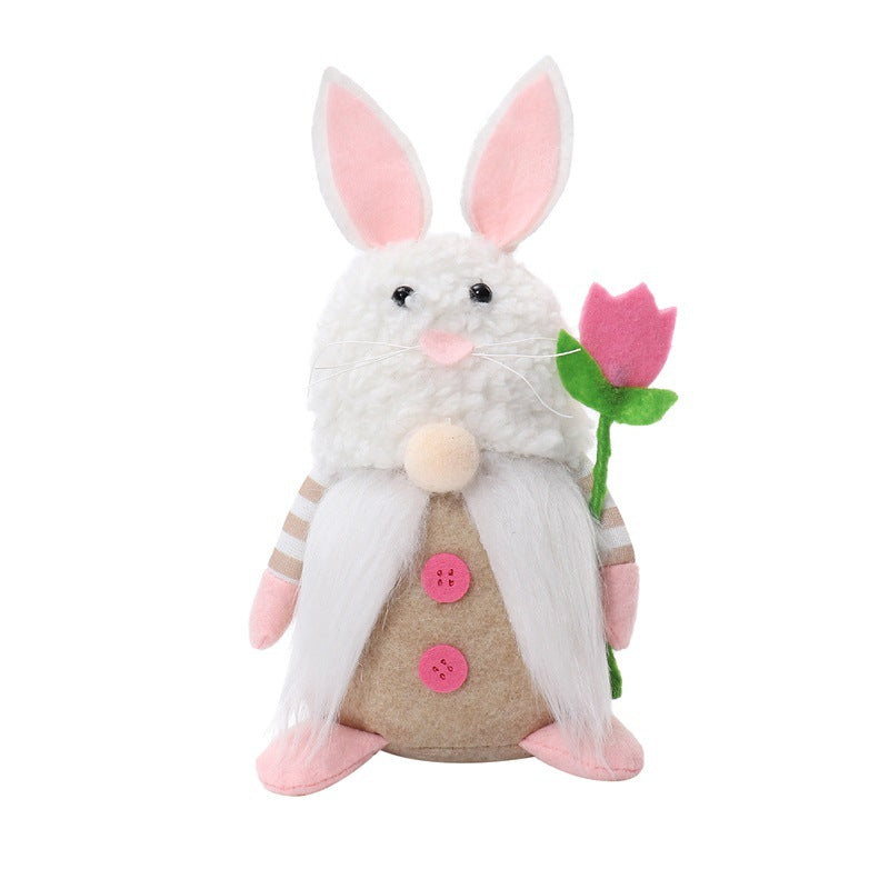 Easter Bunny Doll Presents A Holiday Ornament Gift