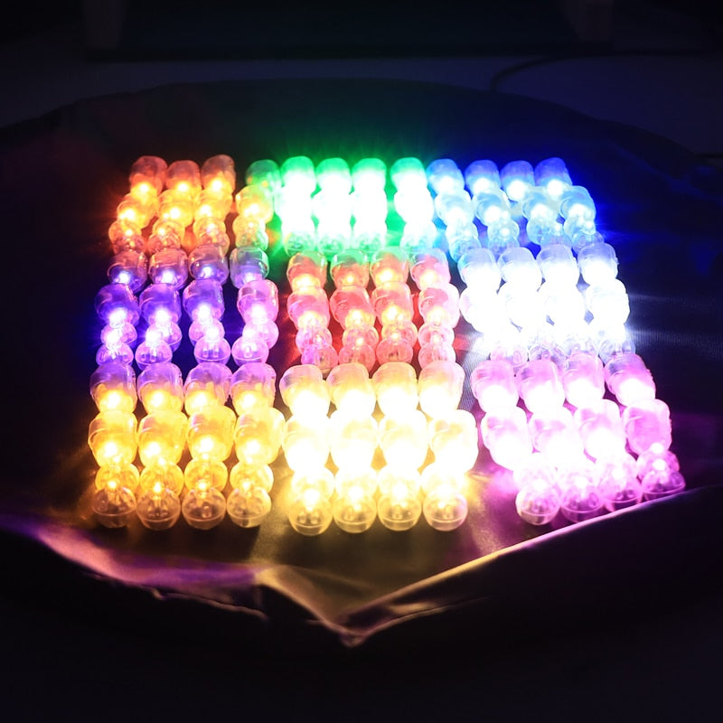 Colorful LED Balloon Lights Glow Flash Ball Lamps