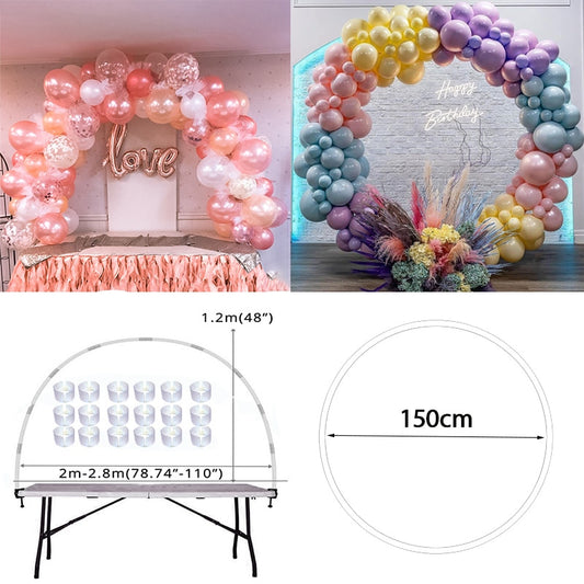 Balloons Arches Frame Kit Decorations Table Stand