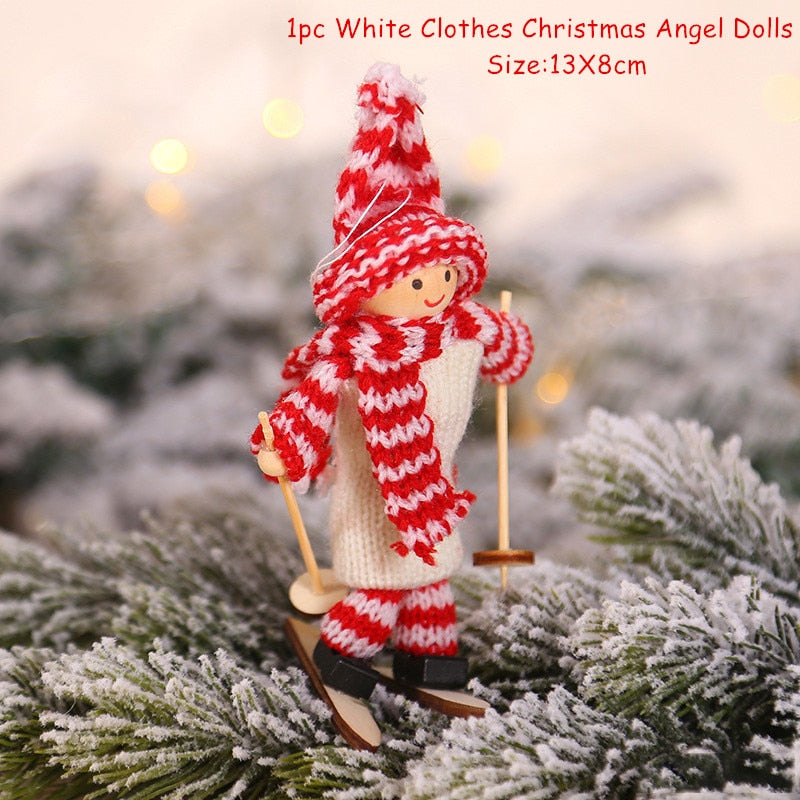 New Year Gifts Cute Angel Ski Dolls