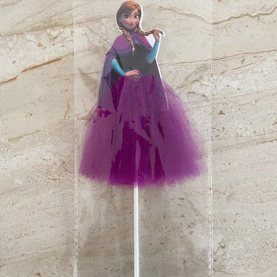 Frozen Elsa Anna Princess Cake Cupcake Toppers