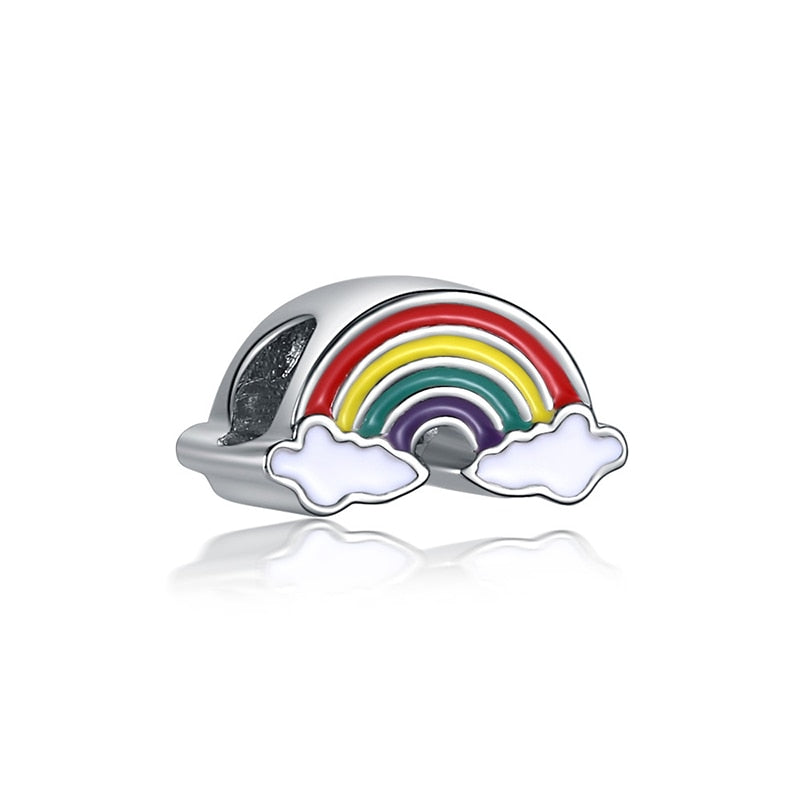 Bead Holiday Travel Christmas Rainbow Charm