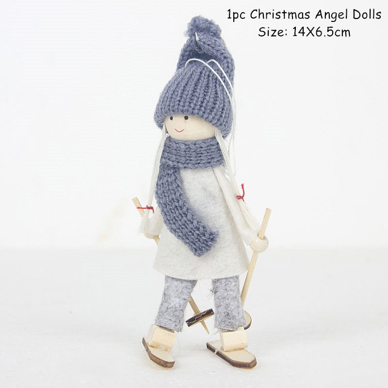 New Year Gifts Cute Angel Ski Dolls