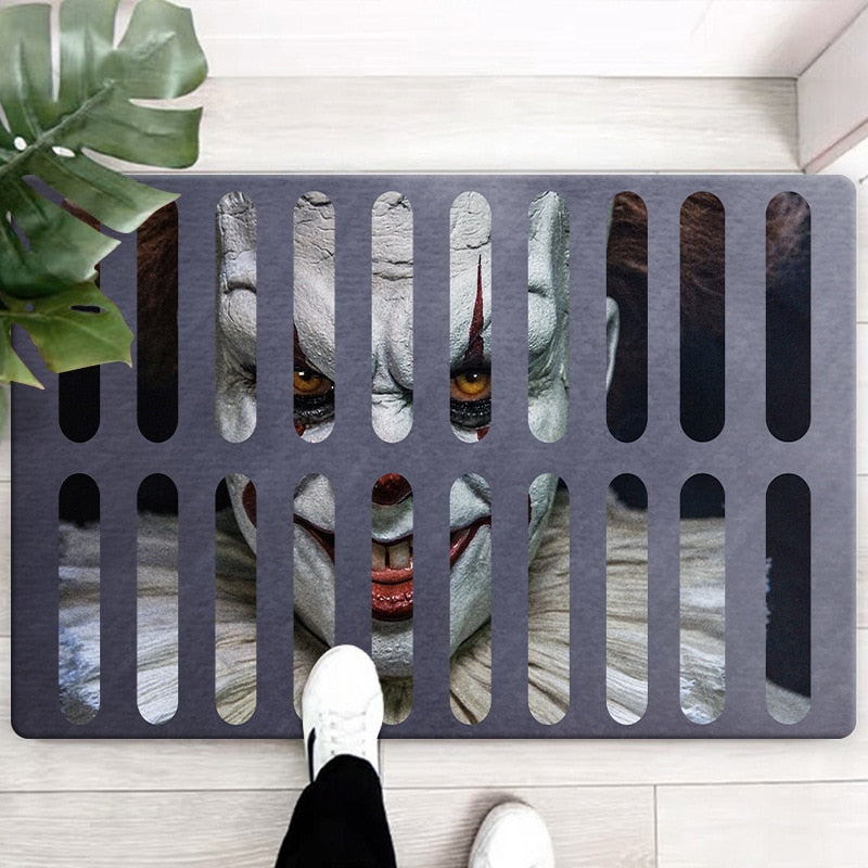 3D Sewer Manhole Cover Horror Home Carpet