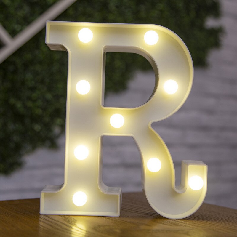 Alphabet Letter LED Lights Marquee Sign Number Lamp