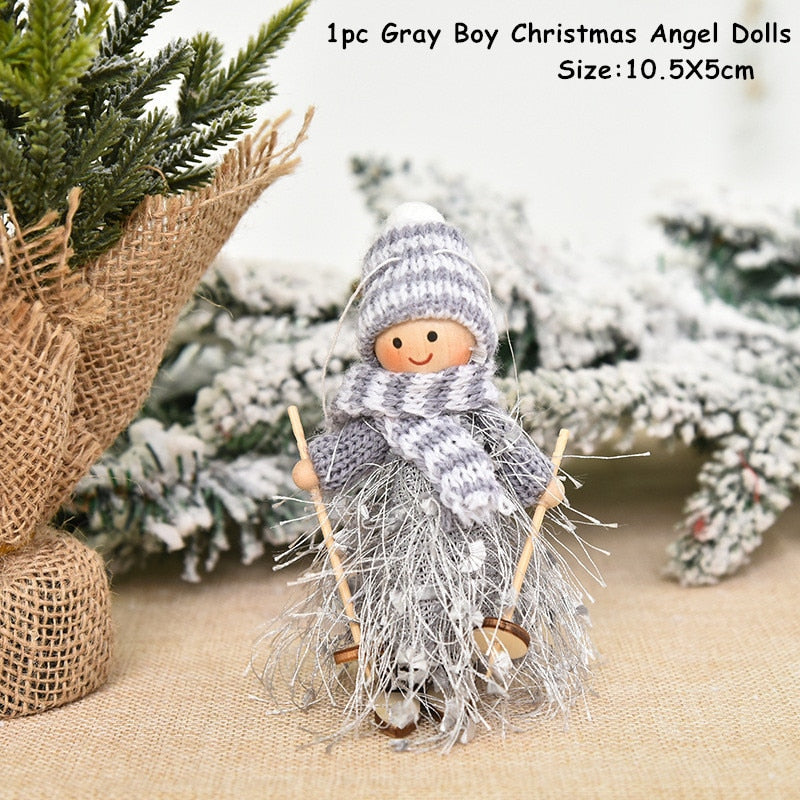 New Year Gifts Cute Angel Ski Dolls