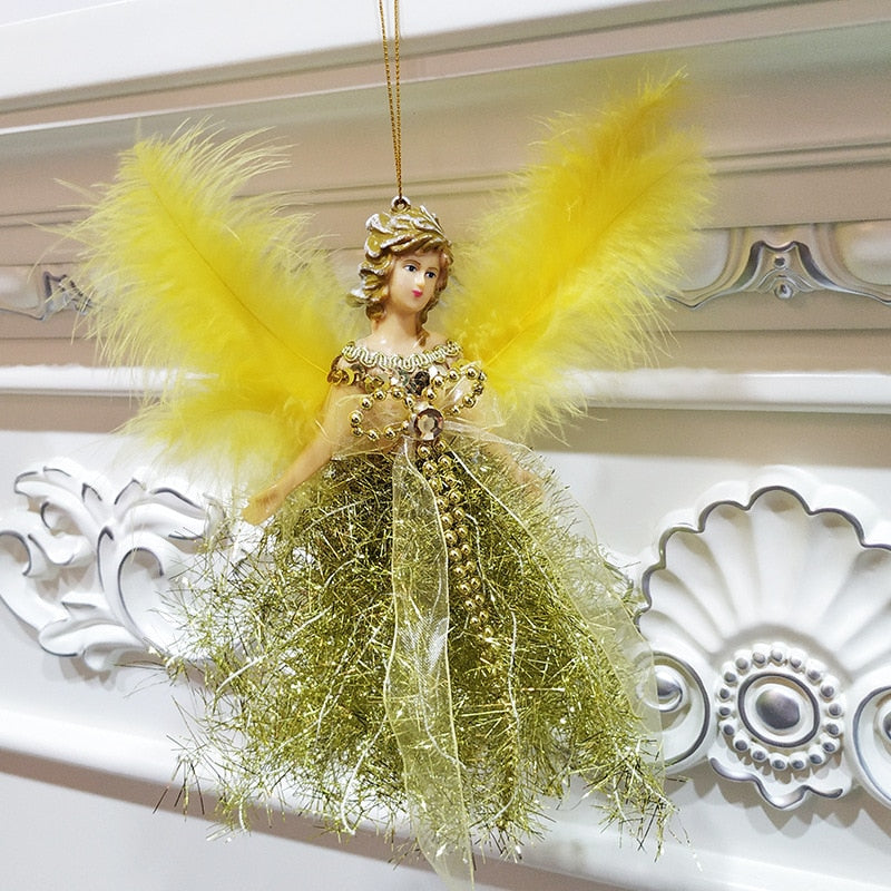 Christmas Angel Doll Merry Navidad Decorations