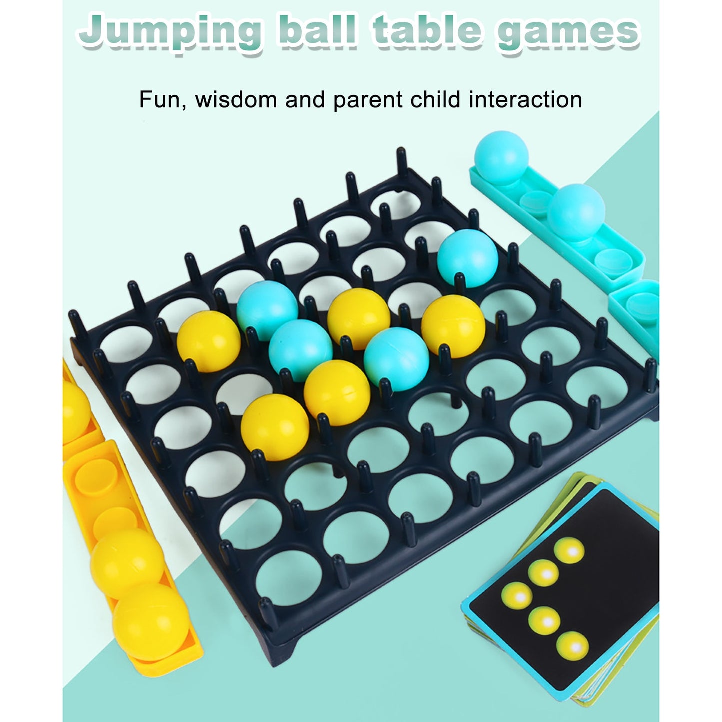 Jumping Ball Table Games 1 Set Bounce Off Activate Ball Game