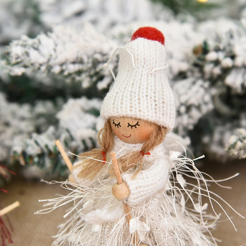 New Year Gifts Cute Angel Ski Dolls