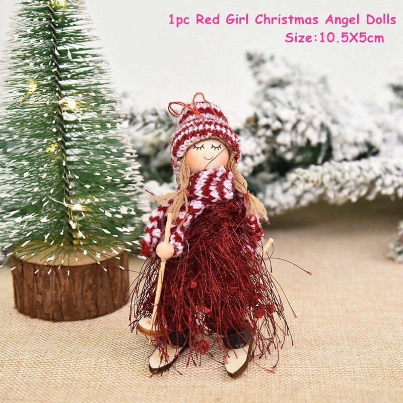 New Year Gifts Cute Angel Ski Dolls