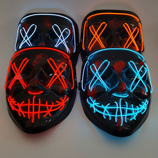 Halloween Scary Glowing Mask Demon Slayer