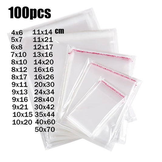 Thick Transparent Self-adhesive Cello Poly Bags