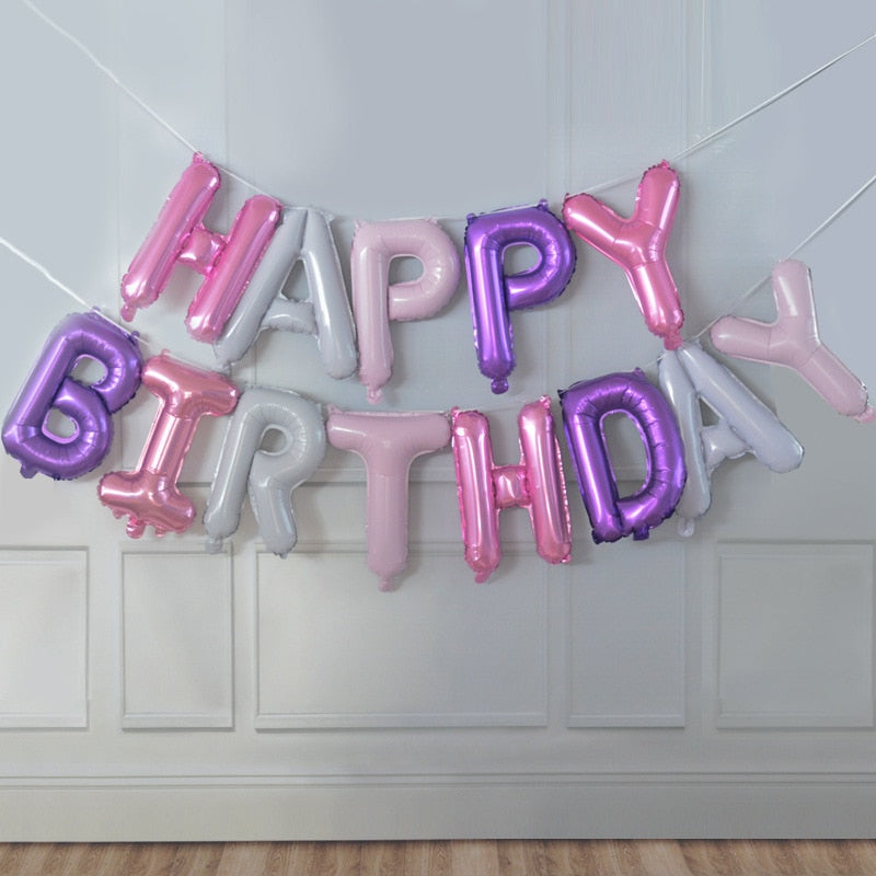 Happy Birthday Balloons Party Supplies Decoration