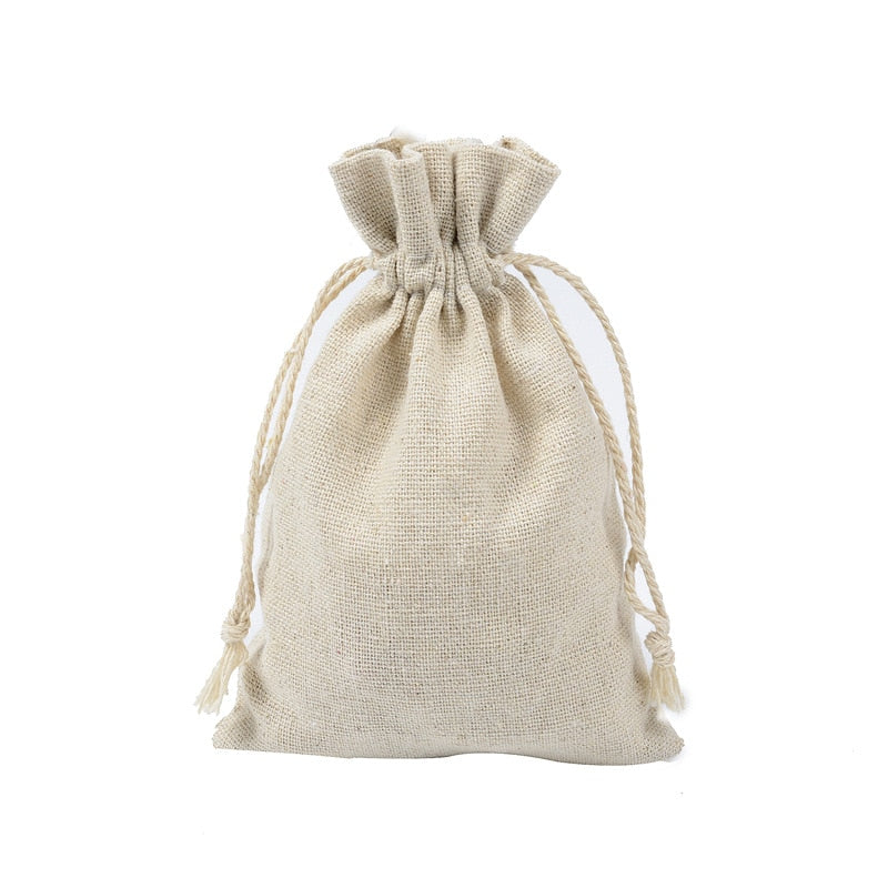 Fashion Cotton Drawstring Burlap Bags