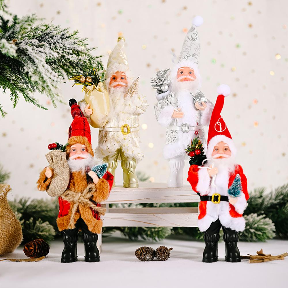 FENGRISE Santa Claus Doll Christmas Tree Ornament