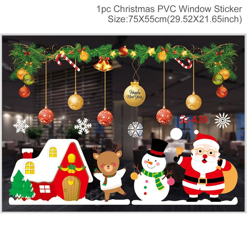 Christmas Wall Window Stickers