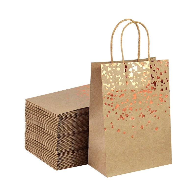 Portable Paper Bags Thank You Gift Packaging Bag