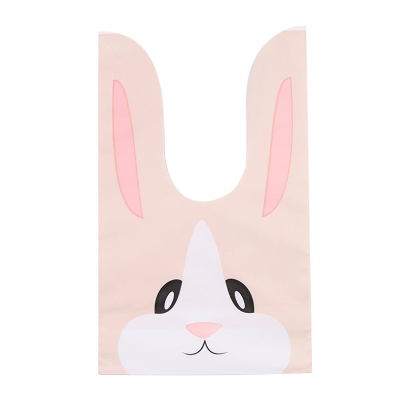 Rabbit Gift Bags Cones Transparent Plastic Bag