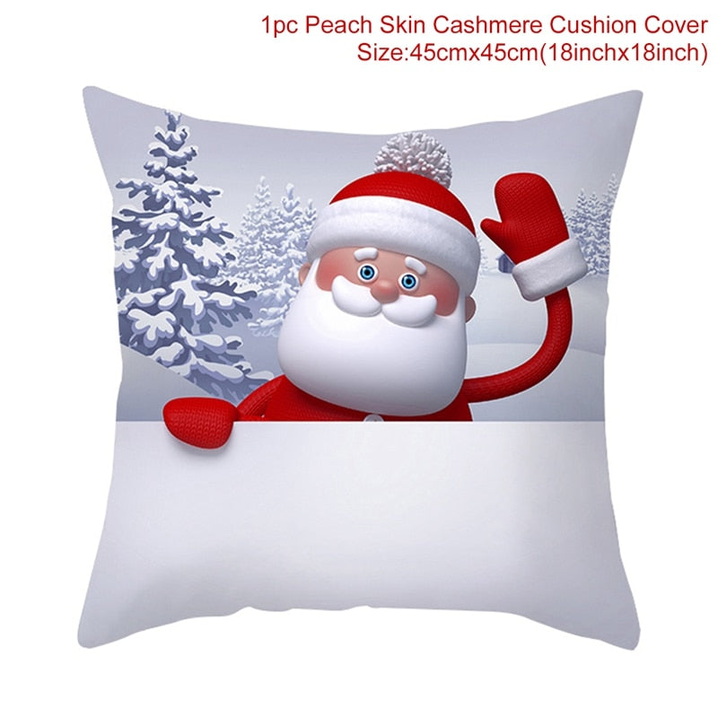 Snowman Christmas Cushion Cover