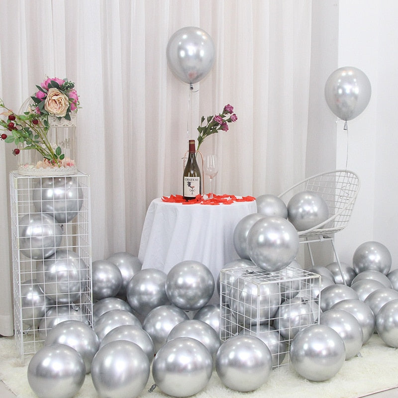 Metallic Balloon Decoration