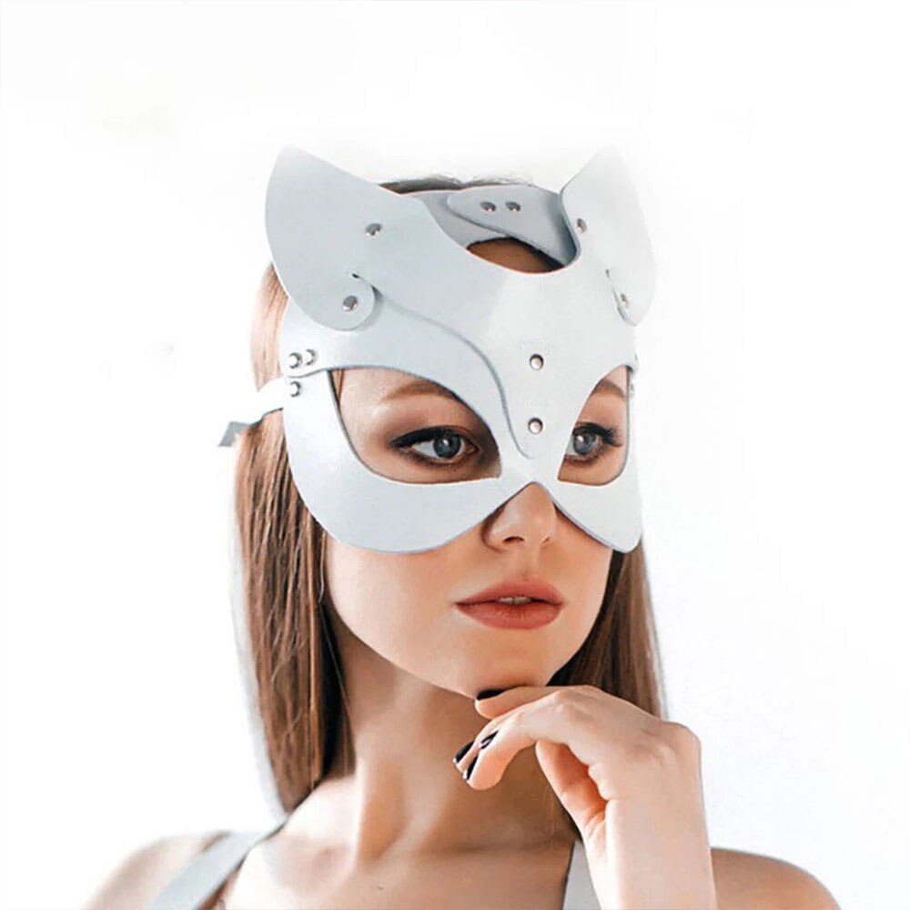 Sexy Leather Mask Bunny Girl Cosplay Erotic Halloween
