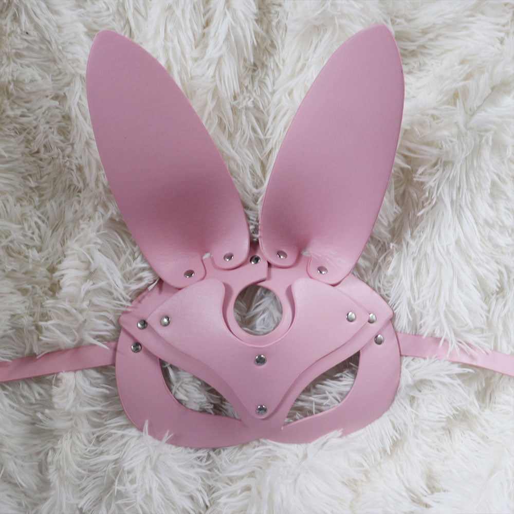 Sexy Leather Mask Bunny Girl Cosplay Erotic Halloween