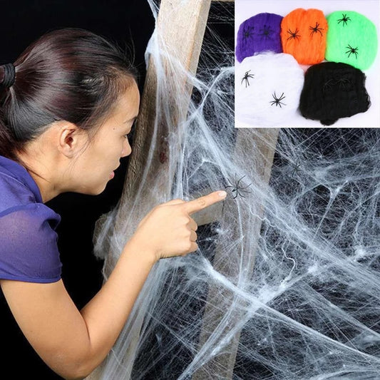 Halloween Scary Cobweb Spider Web