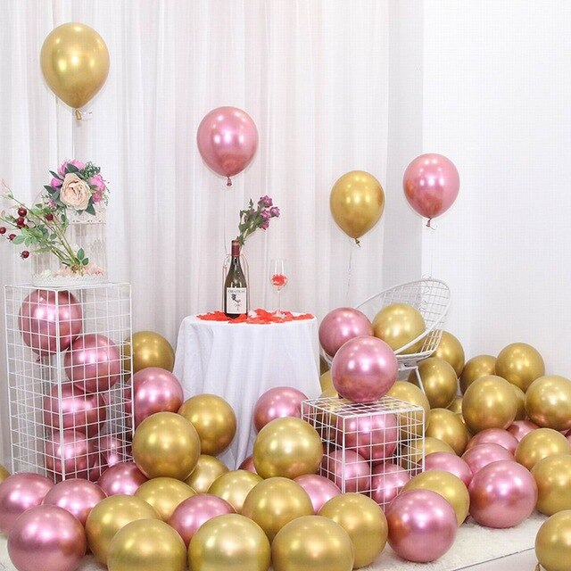 Metallic Balloon Decoration