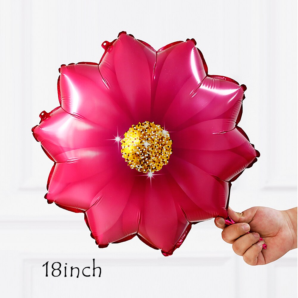 Multi Flowers Balloons Foil Globes Pink Gifts