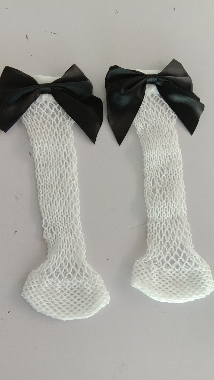 Short Ankle Socks Christmas Girls Fishnet Socks